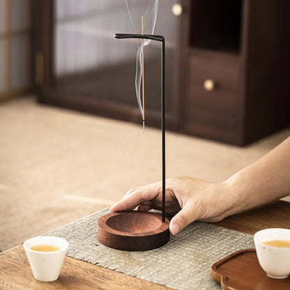 Creative Upside Down Incense Burner Incense Stick Holder Wooden Anti - Ash Design Incense stick Meditation Spa Room Home Decor - RELUX.STORE