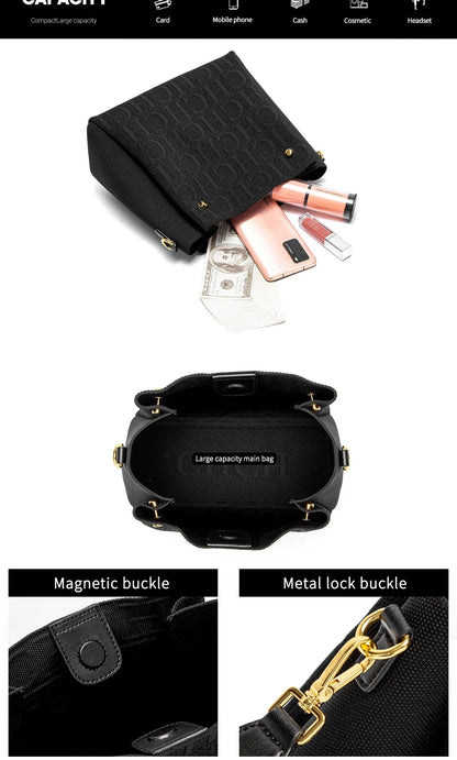 Crossbody Elegant Design Sense Letters Drawstring Design Brand Women's Bag Fashion Casual Hundred Women's Bag Crossbody - RELUX.STORE