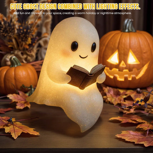 "Cute LED Ghost Night Light – Children's Bedside Sleep Lamp, Halloween Decor, Soft Glow Nightlight Gift for Kids & Teens" - RELUX.STORE