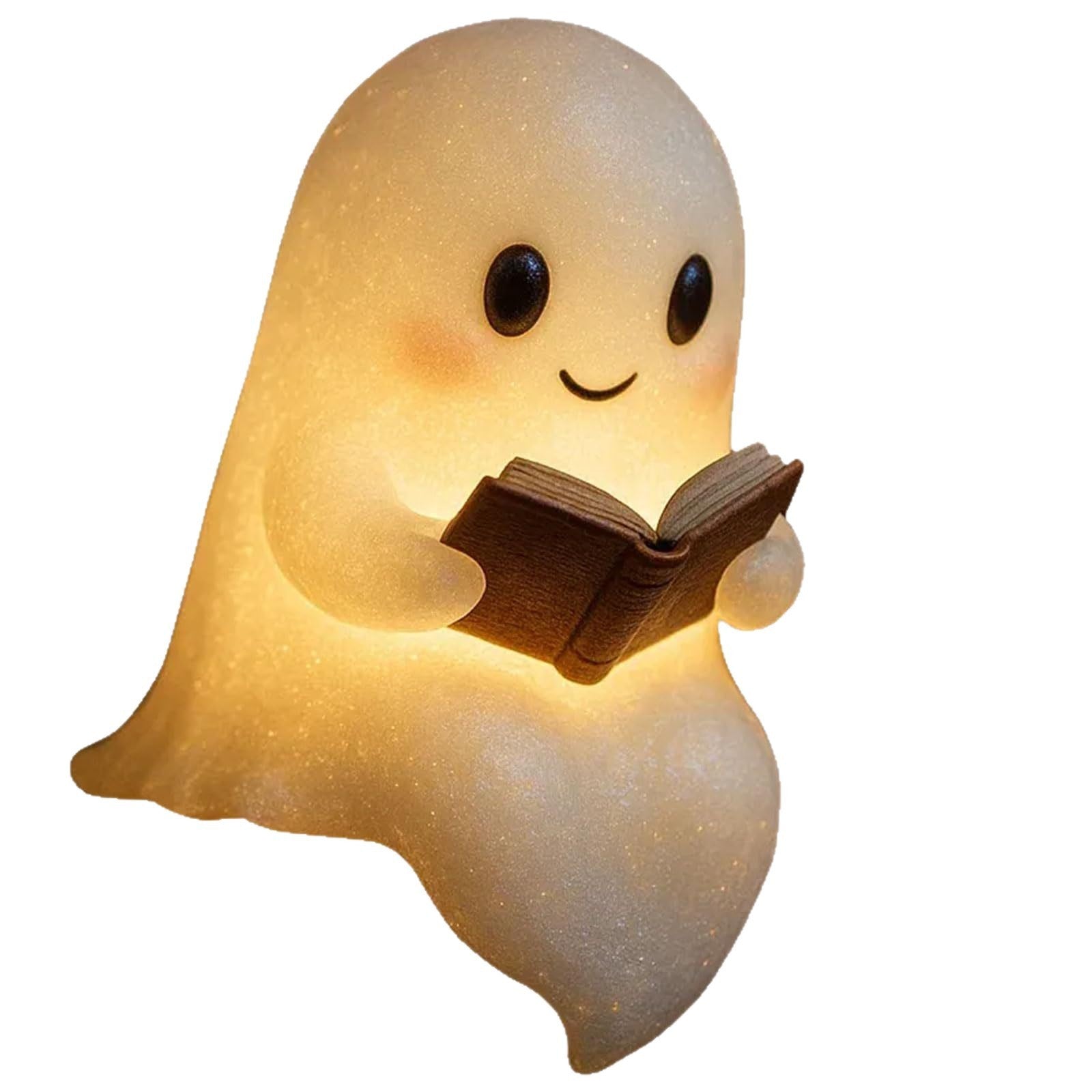 "Cute LED Ghost Night Light – Children's Bedside Sleep Lamp, Halloween Decor, Soft Glow Nightlight Gift for Kids & Teens" - RELUX.STORE