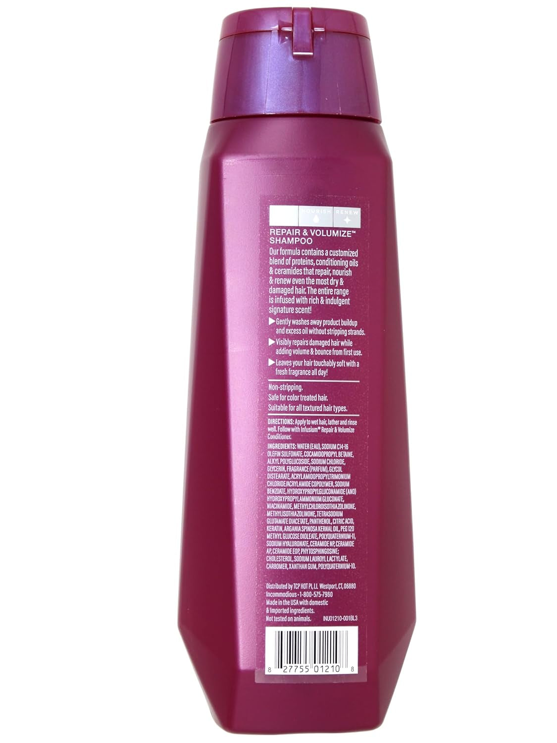 Repair and Volumize Shampoo - Hair Care for Dry Hair - Moisturizing Shampoo for Women - 13.5 Oz