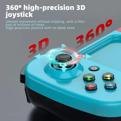 "D3 Telescopic Bluetooth Gamepad – Wireless BT Controller for PC, iOS, Android, PUBG, Switch & PS4 with 3D Joystick & Macro Keys" - RELUX.STORE