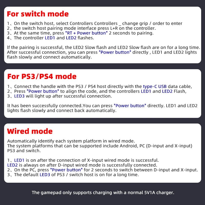 "D3 Telescopic Bluetooth Gamepad – Wireless BT Controller for PC, iOS, Android, PUBG, Switch & PS4 with 3D Joystick & Macro Keys" - RELUX.STORE