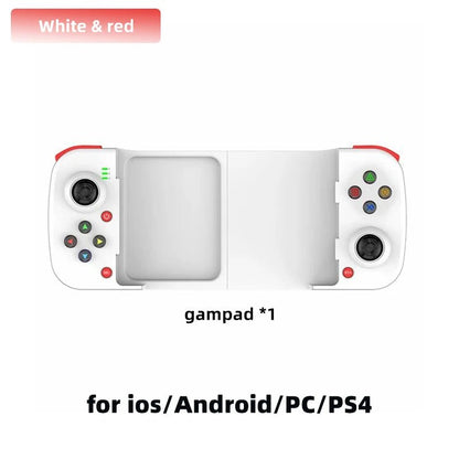 "D3 Telescopic Bluetooth Gamepad – Wireless BT Controller for PC, iOS, Android, PUBG, Switch & PS4 with 3D Joystick & Macro Keys" - RELUX.STORE