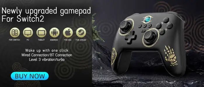 "D3 Telescopic Bluetooth Gamepad – Wireless BT Controller for PC, iOS, Android, PUBG, Switch & PS4 with 3D Joystick & Macro Keys" - RELUX.STORE