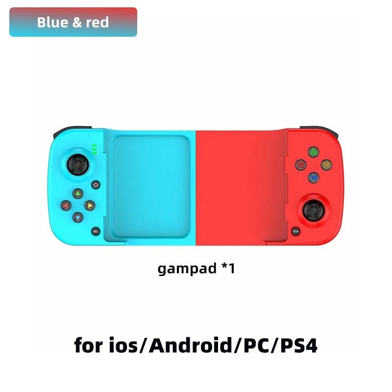 "D3 Telescopic Bluetooth Gamepad – Wireless BT Controller for PC, iOS, Android, PUBG, Switch & PS4 with 3D Joystick & Macro Keys" - RELUX.STORE