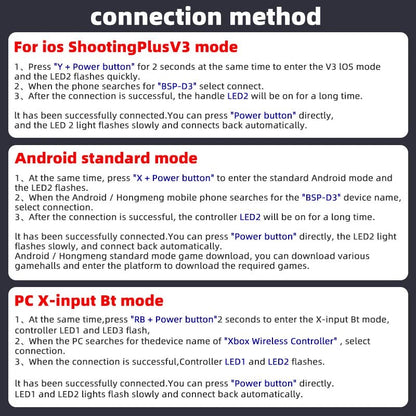 "D3 Telescopic Bluetooth Gamepad – Wireless BT Controller for PC, iOS, Android, PUBG, Switch & PS4 with 3D Joystick & Macro Keys" - RELUX.STORE