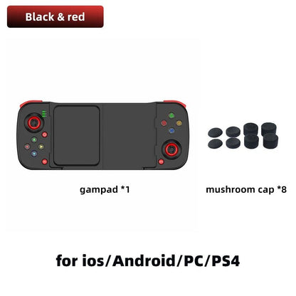 "D3 Telescopic Bluetooth Gamepad – Wireless BT Controller for PC, iOS, Android, PUBG, Switch & PS4 with 3D Joystick & Macro Keys" - RELUX.STORE