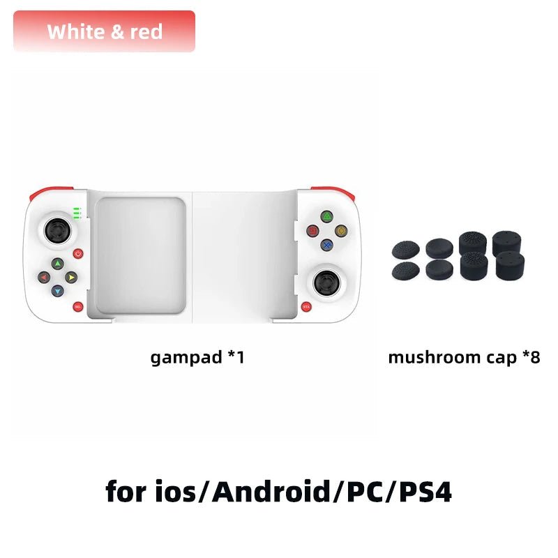 "D3 Telescopic Bluetooth Gamepad – Wireless BT Controller for PC, iOS, Android, PUBG, Switch & PS4 with 3D Joystick & Macro Keys" - RELUX.STORE