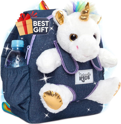 Wolf Backpack, Wolf Toys for Kids 3-5, Toddler Husky Stuffed Animal Gifts for 2 3 4 5 Year Old Girl Boy
