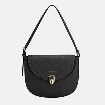 “David Jones Metal Buckle Shoulder Bag – Stylish Leather Handbag for Women | Elegant Crossbody & Daily Use Bag” - RELUX.STORE
