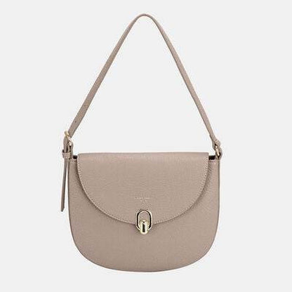 “David Jones Metal Buckle Shoulder Bag – Stylish Leather Handbag for Women | Elegant Crossbody & Daily Use Bag” - RELUX.STORE
