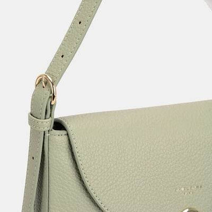 “David Jones Metal Buckle Shoulder Bag – Stylish Leather Handbag for Women | Elegant Crossbody & Daily Use Bag” - RELUX.STORE