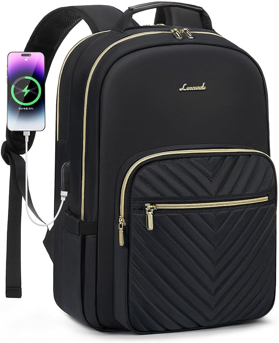 Laptop Backpack for Women 15.6 Inch,Cute Womens Travel Backpack Purse,Professional Laptop Computer Bag,Waterproof Work Business College Teacher Bags Carry on Backpack with USB Port,Mint Green