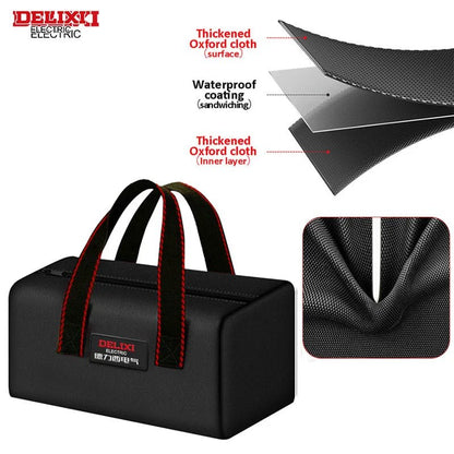 DELIXI Electric Tool Bag – Portable Oxford Cloth Storage Bag for Electricians, Carpenters & Home Repair | Professional Handbag for Tools and Accessories - RELUX.STORE