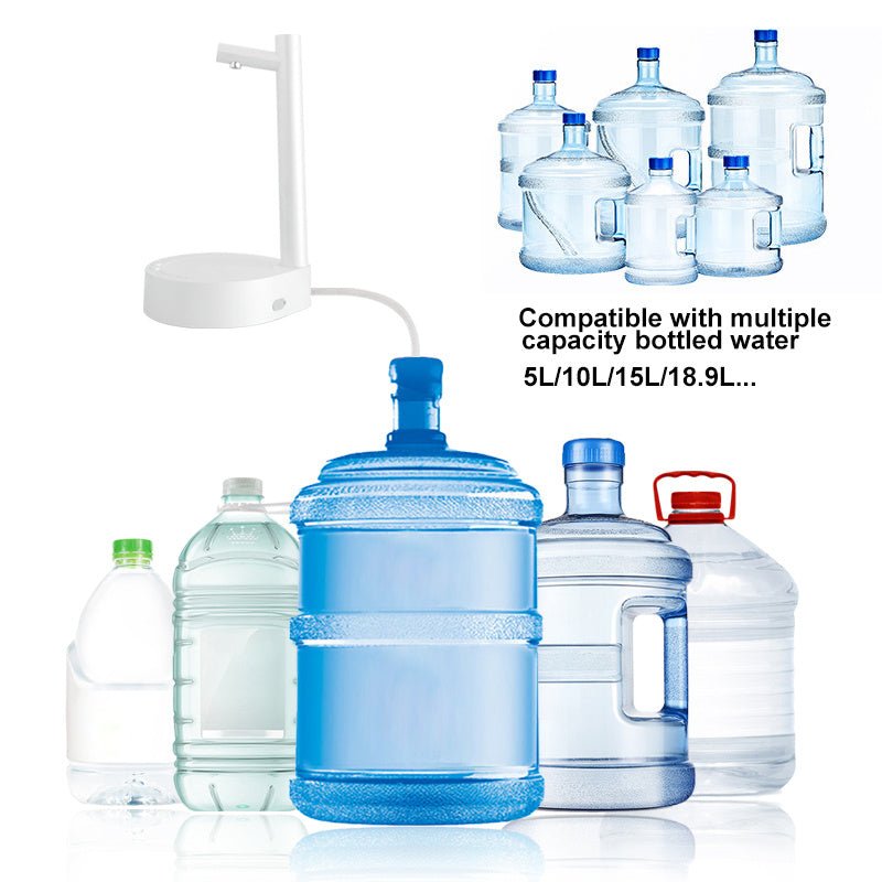 Desk Dispenser Electric Water Gallon Automatic Water Bottle Dispenser Rechargeable Water Dispenser - RELUX.STORE