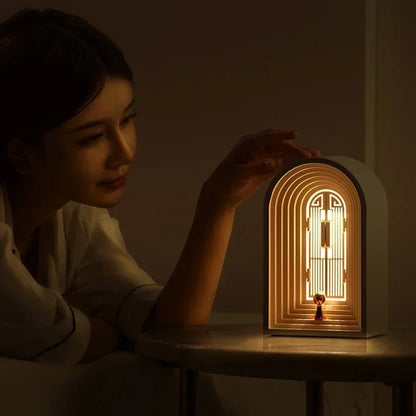 💡 "Desktop Ornament LED Desk Lamp – Creative Bedside Night Light with USB Charging & Bluetooth Speaker for Bedroom & Living Room" - RELUX.STORE