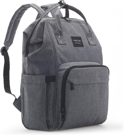 Diaper Bag Backpack with Changing Station – Waterproof Multifunction Baby Bag for Mom & Dad | Large Capacity Travel Backpack Tote for Newborn Essentials, Stylish Unisex Maternity Bag (Gray) - RELUX.STORE