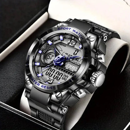 Digital Men Steel Military Wristwatch LED Quartz ClockSport Watch Male Big Watches Men Relogios Masculino - RELUX.STORE