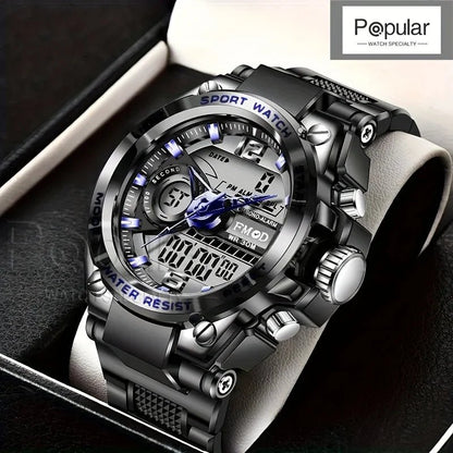 Digital Men Steel Military Wristwatch LED Quartz ClockSport Watch Male Big Watches Men Relogios Masculino - RELUX.STORE