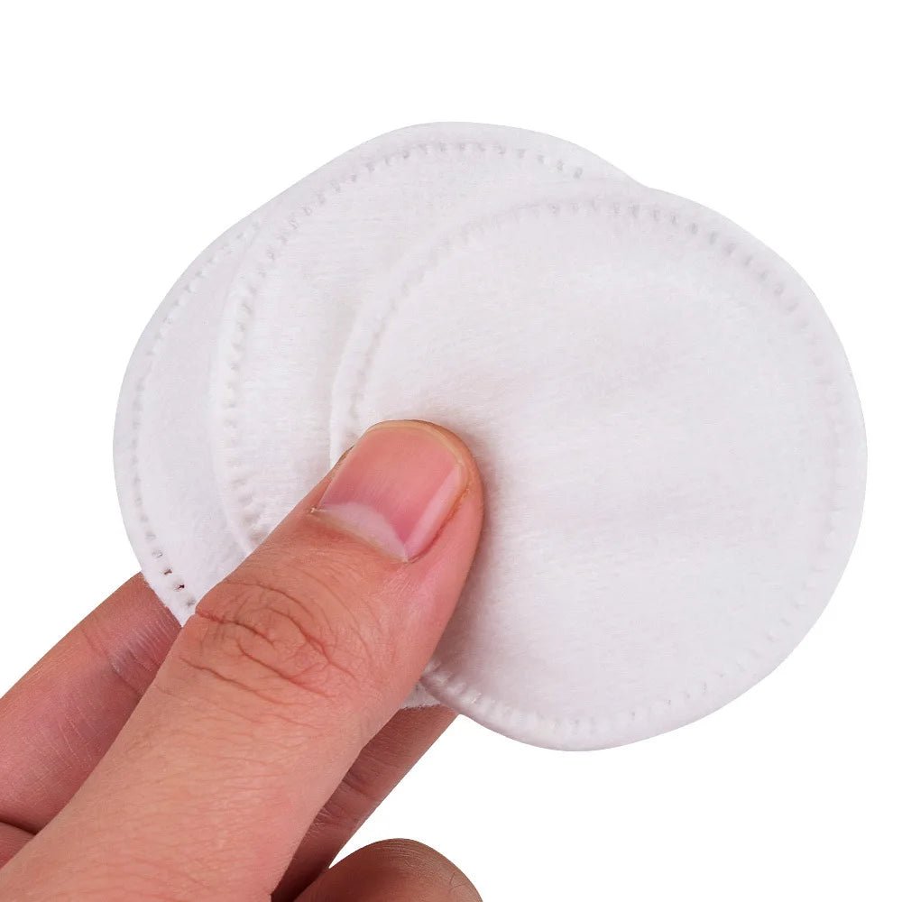 Disposable 100PCS Cosmetic Wipes Nail Art Cleaning Round Pads Soft Daily Supplies Facial Cotton Makeup Remover Tool - RELUX.STORE