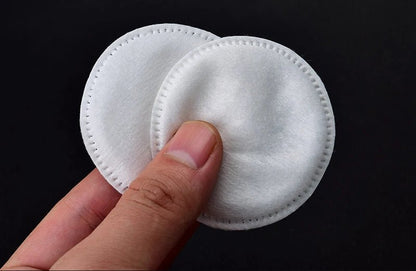 Disposable 100PCS Cosmetic Wipes Nail Art Cleaning Round Pads Soft Daily Supplies Facial Cotton Makeup Remover Tool - RELUX.STORE