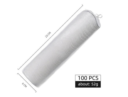 Disposable 100PCS Cosmetic Wipes Nail Art Cleaning Round Pads Soft Daily Supplies Facial Cotton Makeup Remover Tool - RELUX.STORE