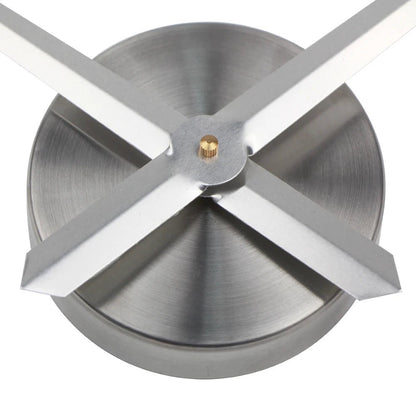 “DIY 3D Acrylic Mirror Wall Clock – Large Decorative Quartz Sticker Clock for Living Room | Customizable Logo, Single - Face Modern Design” - RELUX.STORE