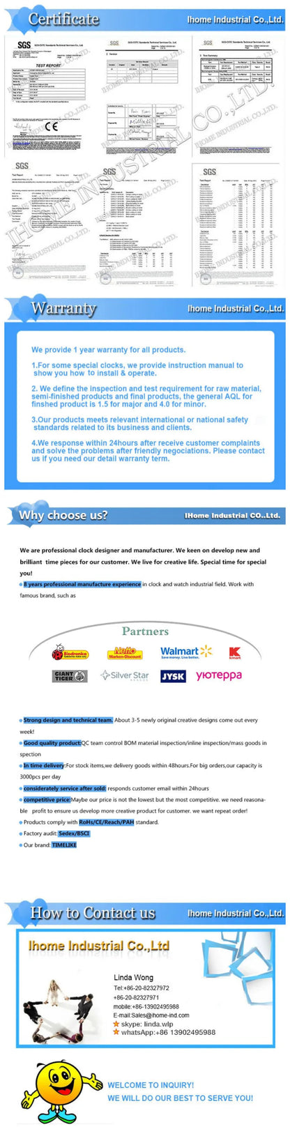 “DIY 3D Acrylic Mirror Wall Clock – Large Decorative Quartz Sticker Clock for Living Room | Customizable Logo, Single - Face Modern Design” - RELUX.STORE