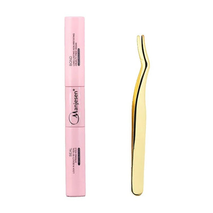 DIY Lash Extension Kit Lash Bond and Seal Remover Tweezers Makeup Set Individual Lashes Clusters Eyelashes Tools - RELUX.STORE