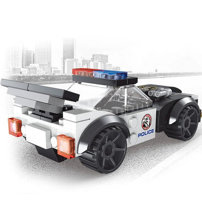“DIY MOC City Police Car & Dual - Rotor Helicopter Building Blocks Kit – SWAT Super Vehicle & Famous City Model Bricks for Kids & Collectors” - RELUX.STORE