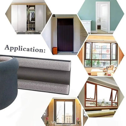 Double - sided Door Bottom Sealing Strip - Wear - Resistant Leather with Sound Insulation, Dust and Insect Proof, Easy Installation - RELUX.STORE