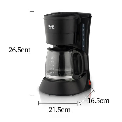 Drip Coffee Maker Home Use Coffee Brewer EU Adapter for Kitchen Latte Office - RELUX.STORE