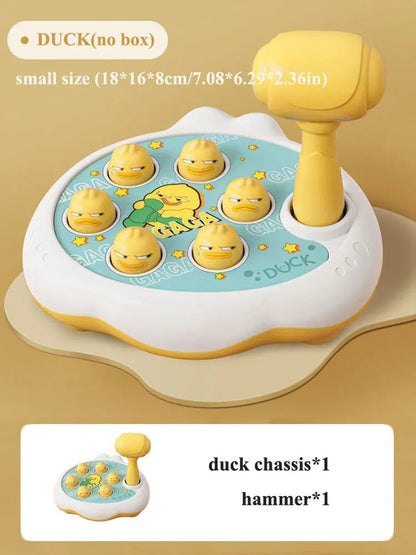 “Duck/Frog/Pig Montessori Baby Toy – Educational Puzzle Game with Hammer for Toddlers 12–24 Months, Early Learning & Development Gift” - RELUX.STORE