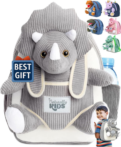 Wolf Backpack, Wolf Toys for Kids 3-5, Toddler Husky Stuffed Animal Gifts for 2 3 4 5 Year Old Girl Boy