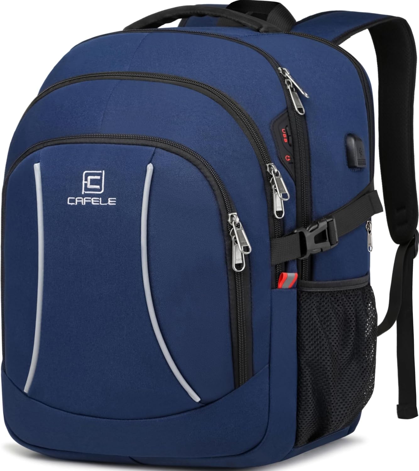 Backpack,17.3In Durable Travel Laptop Backpack, College Backpack,Rfid anti Theft Pocket Big Business Computer Bag,Water Resistant School Bookbag for Teens Men Women,Gifts Grey