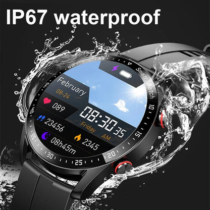 ECG+PPG Bluetooth Call Smart Watch Men Laser Health Blood Pressure Fitnes Sports Watches Man Sports Waterproof Smartwatch+Box - RELUX.STORE
