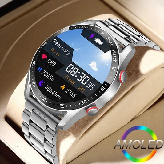 ECG+PPG Bluetooth Call Smart Watch Men Laser Health Blood Pressure Fitnes Sports Watches Man Sports Waterproof Smartwatch+Box - RELUX.STORE