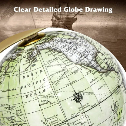 Educational Geographic 5/8/10 Inch World Globe with Triangle Metal Stand - RELUX.STORE