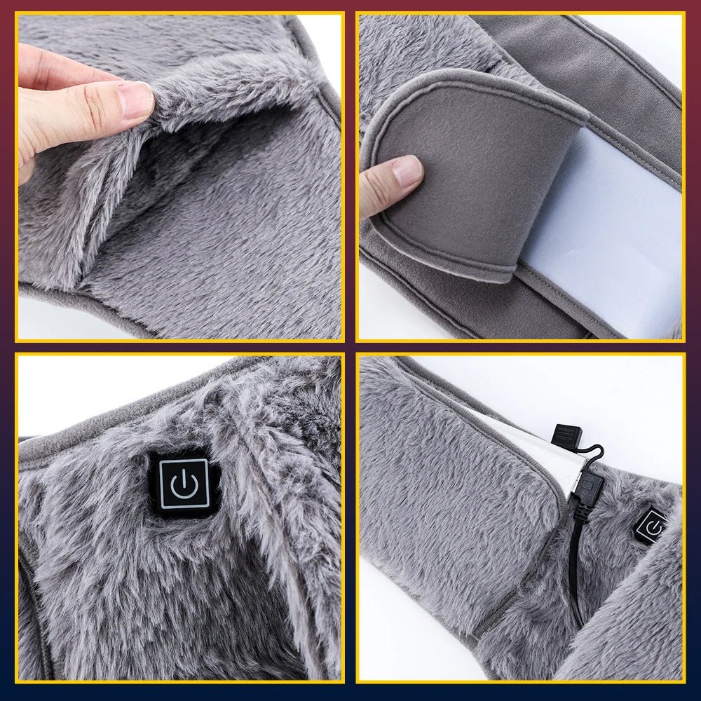 Electric Heating Pad Waist Belt Hand Warmer Winter Heater Cold - proof Uterus Warming Pad USB Charging Abdominal Heating Belt - RELUX.STORE