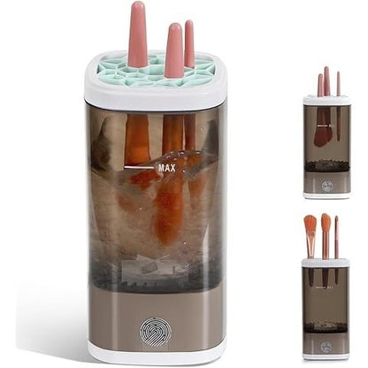 “Electric Makeup Brush Cleaner & Dryer – Professional Facial Brush Cleaning Tool for Deep Cleaning, Sanitation & Quick Drying” - RELUX.STORE