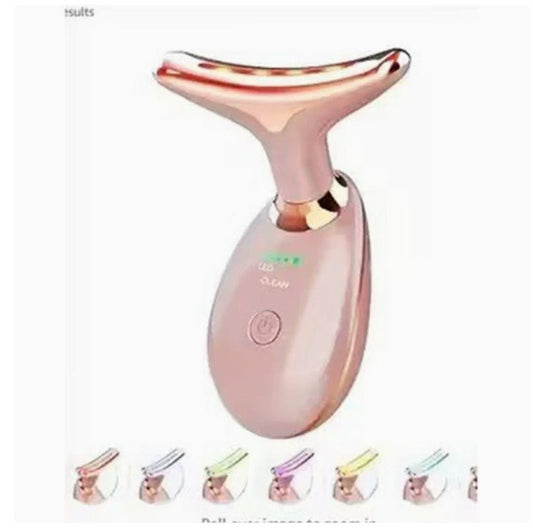 "EMS Thermal Neck Lifting & Tightening Massager – Electric Microcurrent Wrinkle Remover for Neck and Jawline" - RELUX.STORE