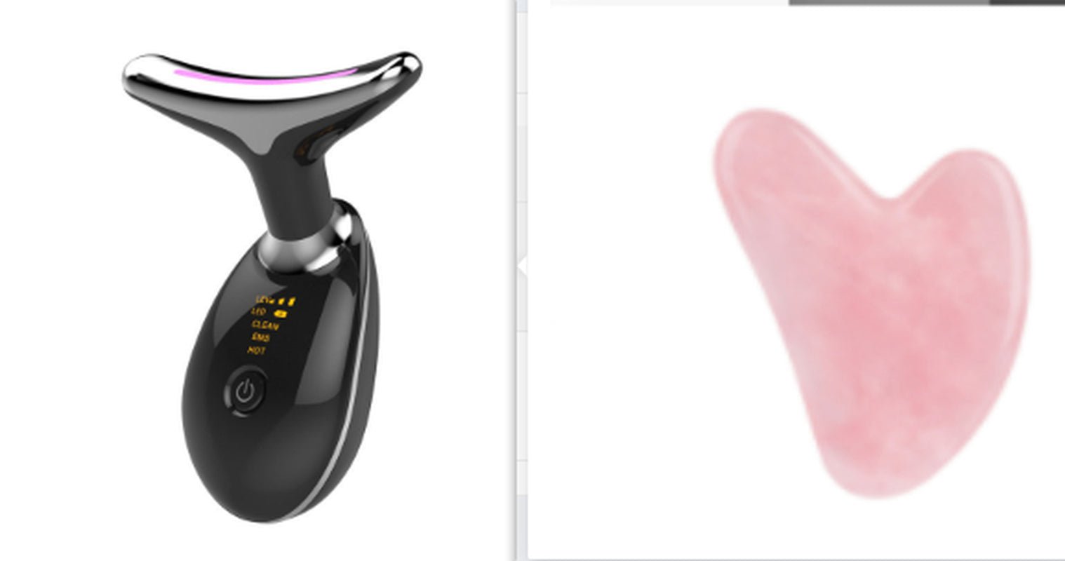 "EMS Thermal Neck Lifting & Tightening Massager – Electric Microcurrent Wrinkle Remover for Neck and Jawline" - RELUX.STORE