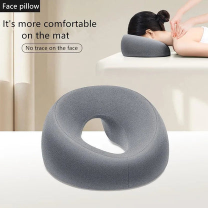 “Ergonomic Memory Foam Lying Down Pillow – Breathable Head & Face Support for Body Massage, Beauty Salon, Spa & Relaxation” - RELUX.STORE
