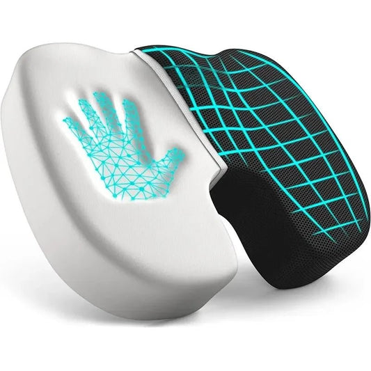 “Ergonomic Memory Foam Office Seat Cushion – Non - Slip Hemorrhoid & Tailbone Pain Relief Pillow for Long Sitting, Students & Office Chairs | Comfort Support by Relux.Store” - RELUX.STORE