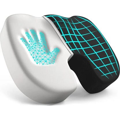 “Ergonomic Memory Foam Office Seat Cushion – Non - Slip Hemorrhoid & Tailbone Pain Relief Pillow for Long Sitting, Students & Office Chairs | Comfort Support by Relux.Store” - RELUX.STORE