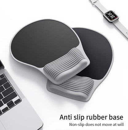 Ergonomic Mouse Pad Wrist Support, Comfortable Mouse Pad Wrist Rest, Relieve Wrist Pain Gel Mouse pad, Laptop, computer, office - RELUX.STORE