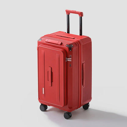Expandable Luggage, Large - Capacity Thickened Trolley Case, 24 - inch Travel Suitcase, Luggage with Combination Lock, Sturdy and Du - RELUX.STOREExpandable Luggage, Large - Capacity Thickened Trolley Case, 24 - inch Travel Suitcase, Luggage with Combination Lock, Sturdy and Du