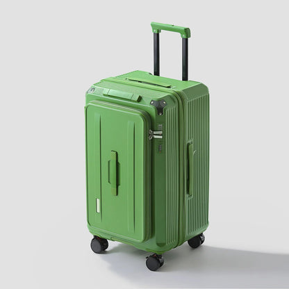 Expandable Luggage, Large - Capacity Thickened Trolley Case, 24 - inch Travel Suitcase, Luggage with Combination Lock, Sturdy and Du - RELUX.STOREExpandable Luggage, Large - Capacity Thickened Trolley Case, 24 - inch Travel Suitcase, Luggage with Combination Lock, Sturdy and Du