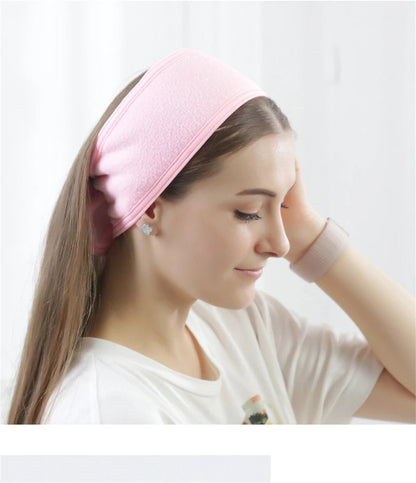 Eyelash Extension Headband Makeup Eyelash Extension Supplies Lashes Accessories Face Washing Bath SPA Facial Adjustable Headband - RELUX.STORE